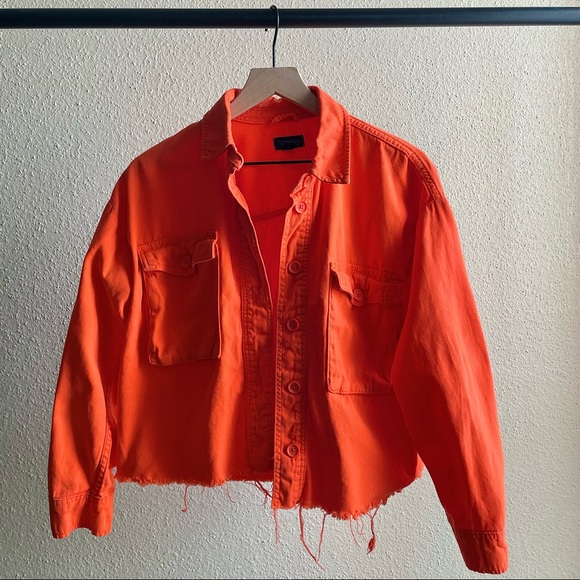 Topshop orange jacket - Picture 2 of 5